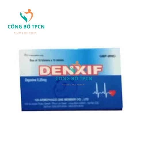 Denxif 0,25mg Armephaco - Thuốc điều trị suy tim hiệu quả